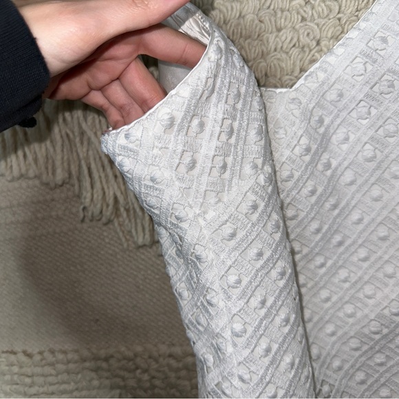 WHITE HOUSE BLACK MARKET white lace sleeveless sheath dress 0 - Picture 6 of 13